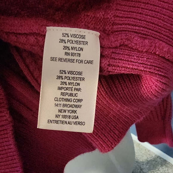 Philosophy Pink Waffle Weave and Cable Knit Rayon Long Sleeve Sweater Size XL - Picture 9 of 9